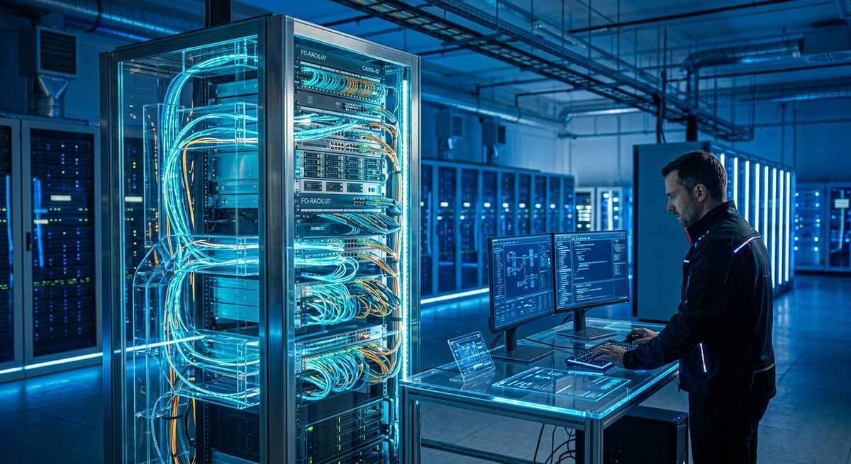 Advanced fiber optic network connectivity infrastructure for modern enterprise business solutions.